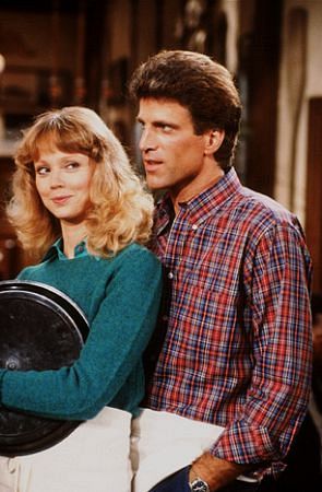 [Picture of Shelley Long and Ted Danson on the set of Cheers, 1984; Britney Spears was a very young girl then.]